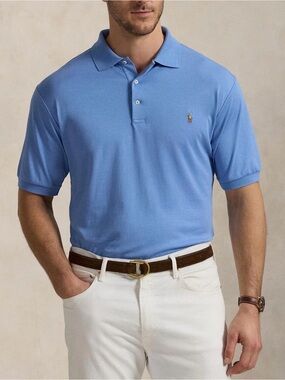 Polo by Ralph Lauren Short Sleeve Polo Shirt | Sky Blue | Size 2XL - BT